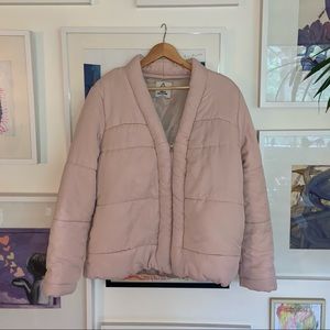 unif x uo duvet coat, light blush, sz m 💕